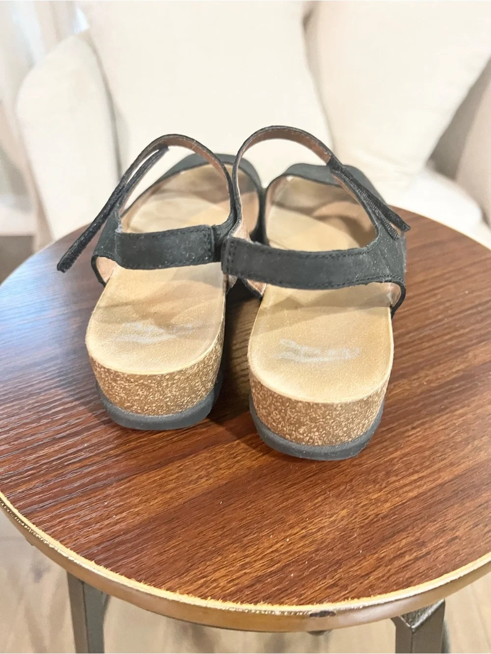 Dansko Black Peep Toe Comfort Wedge Sandals Ankle Strap Women’s  - Size EU 40